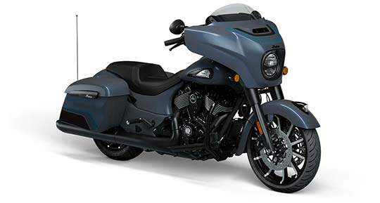 Chieftain Dark Horse - Stealth Gray Azure